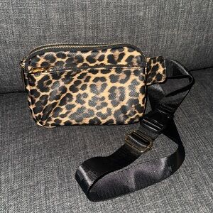 Cheetah Print Belt Bag/Crossbody